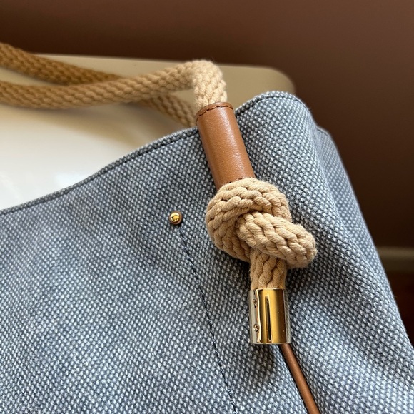 Michael Kors Isla Canvas Satchel Tote - Picture 4 of 10